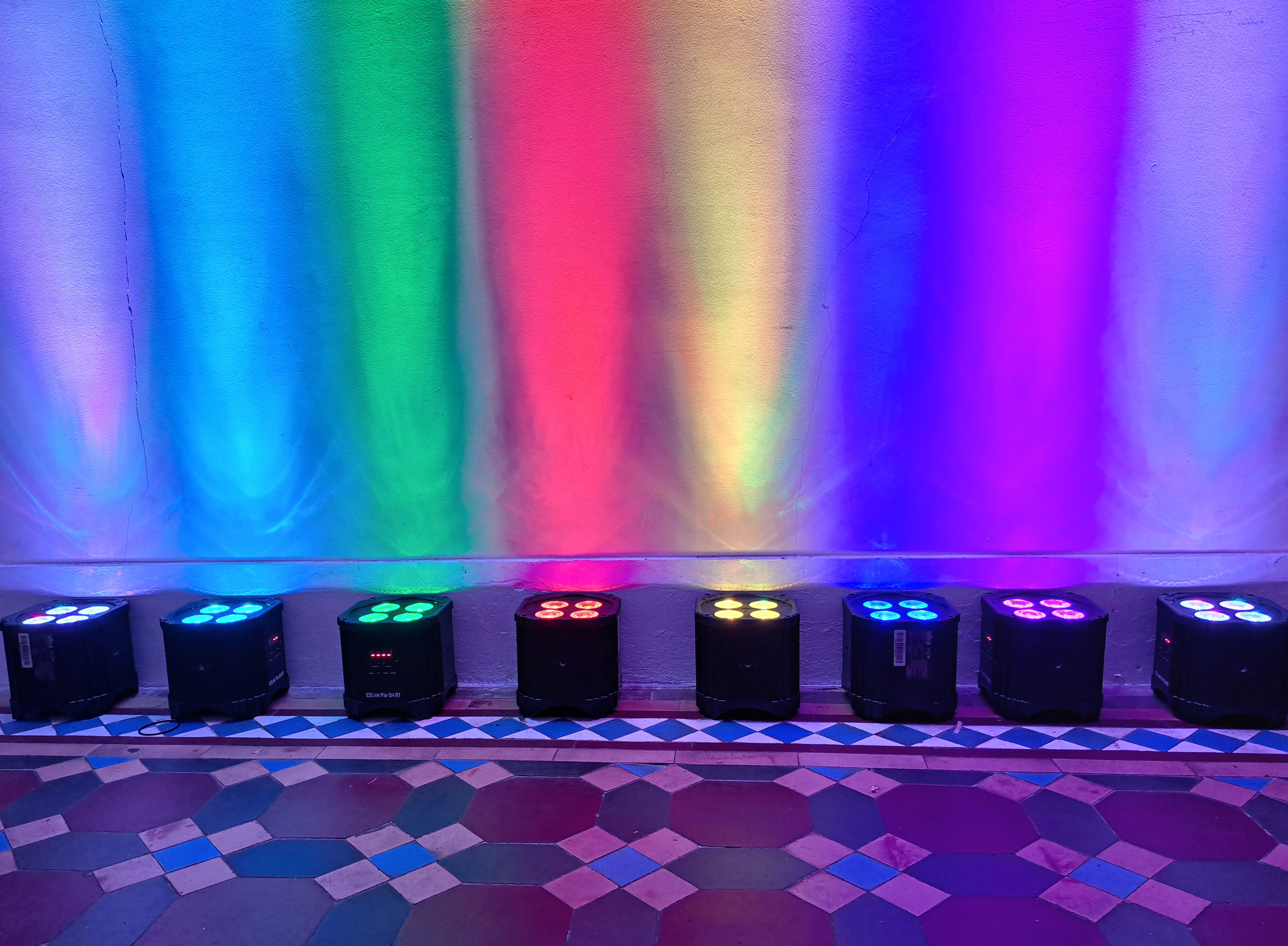 Chauvet Battery Uplights Three
